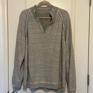 Tommy Bahama quarter zip sweater cream